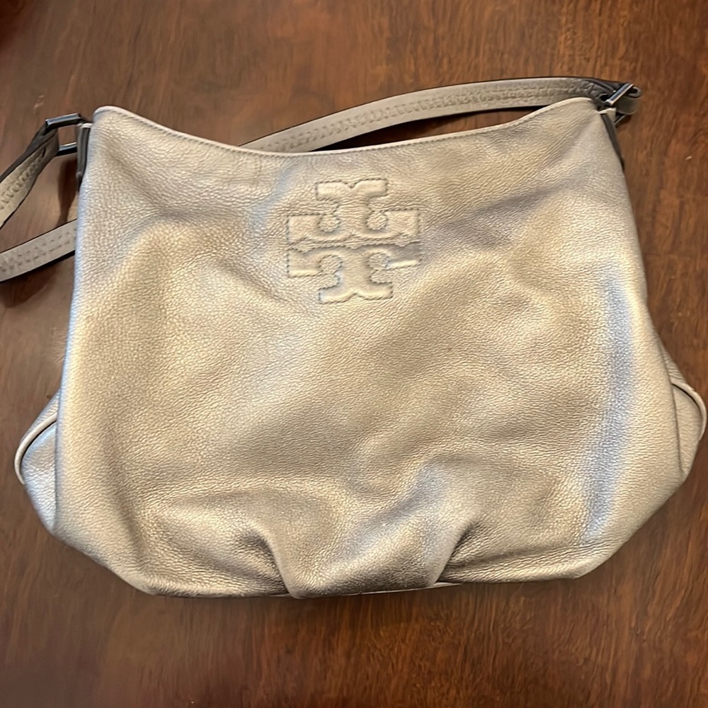 Tory Burch Gunmetal shoulder bag